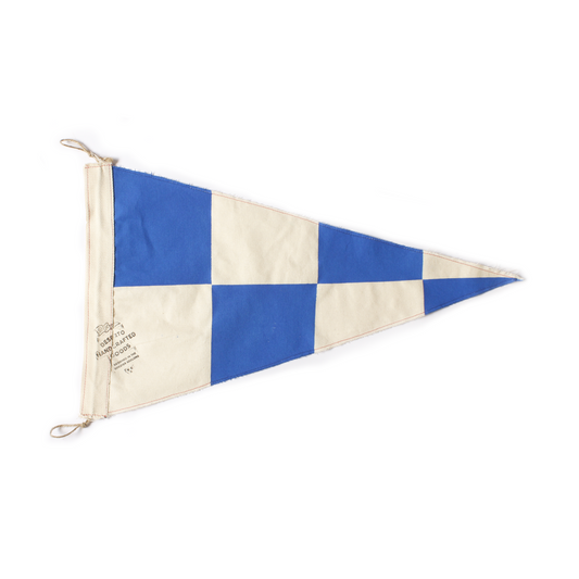 Navy Check Flag