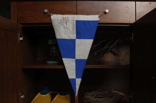 Blue Check Flag